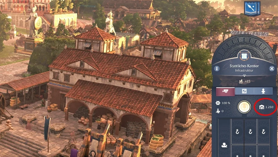 Anno 117: Pax Romana Depot Storage x10 Mod v1.0.3